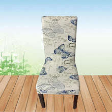 Load image into Gallery viewer, Meijuner Flower Printing Removable Chair Cover Big Elastic Slipcover Modern Kitchen Seat Case Stretch Chair Cover For Banquet