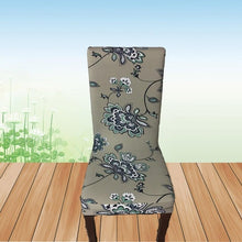 Load image into Gallery viewer, Meijuner Flower Printing Removable Chair Cover Big Elastic Slipcover Modern Kitchen Seat Case Stretch Chair Cover For Banquet