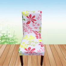 Load image into Gallery viewer, Meijuner Flower Printing Removable Chair Cover Big Elastic Slipcover Modern Kitchen Seat Case Stretch Chair Cover For Banquet