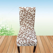 Load image into Gallery viewer, Meijuner Flower Printing Removable Chair Cover Big Elastic Slipcover Modern Kitchen Seat Case Stretch Chair Cover For Banquet