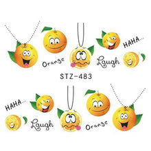 Load image into Gallery viewer, 1PCS Strawberry Summer Fruit Drinking Stickers For Nails Manicure Nail Art Design Water Transfer Watermark Beauty Decals TRSTZ