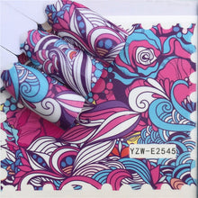 Load image into Gallery viewer, WUF Nail Stickers Water Decals Butterfly Floral Animal Black White Geometry Slider Manicure Nail Art Decoration