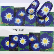 Load image into Gallery viewer, LCJ 1 Sheet Cute Cat Pattern Nail Art Foil Transfer Decals Water Transfers Stickers 3D Nail Decoration Manicure Tools