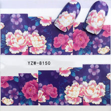 Load image into Gallery viewer, LCJ 1 Sheet Cute Cat Pattern Nail Art Foil Transfer Decals Water Transfers Stickers 3D Nail Decoration Manicure Tools