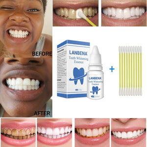 LANBENA Teeth Whitening Essence Powder Oral Hygiene Cleaning Serum Removes Plaque Stains Tooth Bleaching Dental Tools Toothpaste