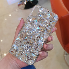 Load image into Gallery viewer, Luxury Crystal Gem Rhinestone Cases For iphone X XS MAX XR Soft Edge Clear Phone Case Cover For iphone 5S 6S 7 8 PLUS Capa