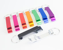 Load image into Gallery viewer, Color Aluminium Portable Can Opener,Key Chain Ring Tiger Can Opener,Customized Company Promotional Gift,Personalized Giveaway