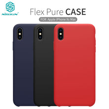 Load image into Gallery viewer, For iPhone XS/ XS Max XR 2018 Phone Case Nillkin Luxury Liquid Soft Silicone Stronger Protective Back Cover Shell for iPhone