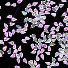 Load image into Gallery viewer, 1 Pack 200pcs 3D Nail Art Rhinestones AB Colour Acrylic Nail Stones 1.5mm*3mm Mini Tiny Gems Raindrop Design For DIY Decorations