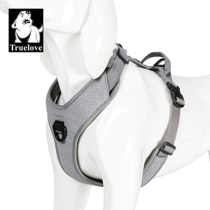 Truelove Dog Harness Reflective No Pull Small Medium Large Vest Quick Adjustbale Matching Leash Collar Training Running TLH6071