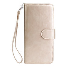 Load image into Gallery viewer, Leather Wallet Case For iPhone X Xr Xs Max Case 9 Card Holder Cover For iPhone 8 7 Plus 6 6S Plus 5 5S SE Flip Phone Cases Coque