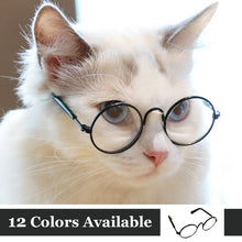 Load image into Gallery viewer, Funny Eye-wear Cat Glasses Cool Sunglasses For Small Dogs Halloween Cosplay Photos Props Pet Grooming Accessories Supplies