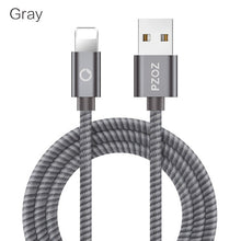 Load image into Gallery viewer, PZOZ usb cable for iphone cable Xs max Xr X 8 7 6 plus 6s 5 s plus ipad mini fast charging cables mobile phone charger cord data