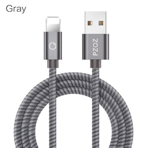 PZOZ usb cable for iphone cable Xs max Xr X 8 7 6 plus 6s 5 s plus ipad mini fast charging cables mobile phone charger cord data