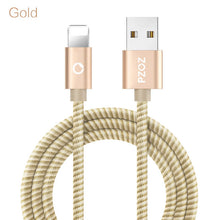 Load image into Gallery viewer, PZOZ usb cable for iphone cable Xs max Xr X 8 7 6 plus 6s 5 s plus ipad mini fast charging cables mobile phone charger cord data