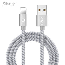 Load image into Gallery viewer, PZOZ usb cable for iphone cable Xs max Xr X 8 7 6 plus 6s 5 s plus ipad mini fast charging cables mobile phone charger cord data