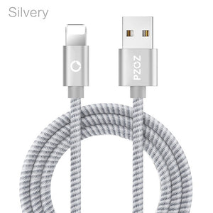 PZOZ usb cable for iphone cable Xs max Xr X 8 7 6 plus 6s 5 s plus ipad mini fast charging cables mobile phone charger cord data