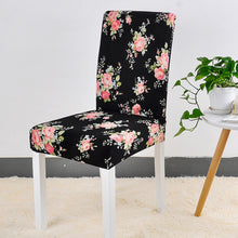 Load image into Gallery viewer, Flower Printing Removable Chair Cover Stretch Elastic Slipcovers  Restaurant For Weddings Banquet Folding Hotel Chair Covering