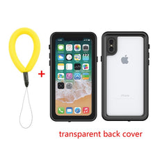 Load image into Gallery viewer, 100% Waterproof Case for iPhone X  XS 7 8 Plus Shockproof Swimming Diving Cover for iPhoneX Outdoor Underwater Protective Coque