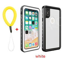 Load image into Gallery viewer, 100% Waterproof Case for iPhone X  XS 7 8 Plus Shockproof Swimming Diving Cover for iPhoneX Outdoor Underwater Protective Coque