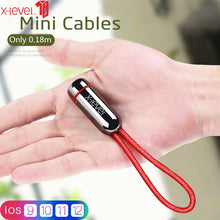 Load image into Gallery viewer, X-level USB Cable For iPhone XS Max X 8 7 6 6S Plus Fast Charging Data Cable For iPhone Charger Cable For Apple Lightning Cable