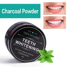 Load image into Gallery viewer, 30g Tooth Whitening Bamboo Charcoal Powder Activated Coconut Natural Teeth Whitening Charcoal Powder Tartar Oral Hygiene