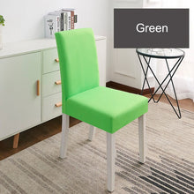 Load image into Gallery viewer, Solid Color Chair Cover Spandex Stretch Elastic Slipcovers Chair Covers White For Dining Room Kitchen Wedding Banquet Hotel