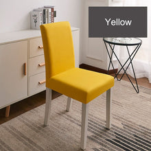 Load image into Gallery viewer, Solid Color Chair Cover Spandex Stretch Elastic Slipcovers Chair Covers White For Dining Room Kitchen Wedding Banquet Hotel