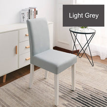 Load image into Gallery viewer, Solid Color Chair Cover Spandex Stretch Elastic Slipcovers Chair Covers White For Dining Room Kitchen Wedding Banquet Hotel