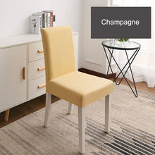 Load image into Gallery viewer, Solid Color Chair Cover Spandex Stretch Elastic Slipcovers Chair Covers White For Dining Room Kitchen Wedding Banquet Hotel