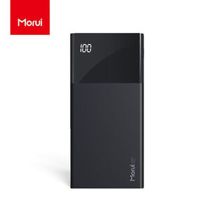 MORUI 20000mAh Power Bank ML20 Portable Powerbank Charger with LED Smart Digital Display External Battery for Mobile Phones