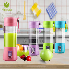 Load image into Gallery viewer, 400ml Portable Mixed Juicer Cup USB Rechargeable Electric Automatic Vegetable Fruit Citrus Orange Juice Maker Cup Mixer Bottles