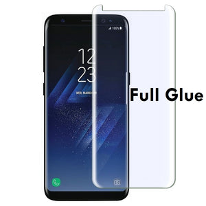 Full Adhesive Phone Screen Protector For Galaxy S9 Plus Full glue Tempered Glass Film for Samsung S8 S9 Plus Note8 Note9 Glass