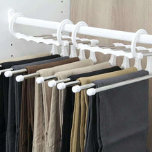 Load image into Gallery viewer, Multi-Layer Clothes Pants Hangers Wardrobe Jeans Stainless Steel Storage Rack Home Clothes Pants Storage Tools Useful