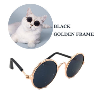 Funny Eye-wear Cat Glasses Cool Sunglasses For Small Dogs Halloween Cosplay Photos Props Pet Grooming Accessories Supplies