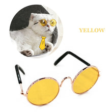 Load image into Gallery viewer, Funny Eye-wear Cat Glasses Cool Sunglasses For Small Dogs Halloween Cosplay Photos Props Pet Grooming Accessories Supplies