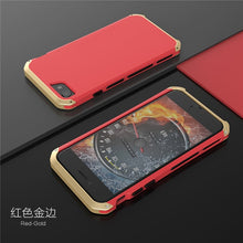 Load image into Gallery viewer, Shockproof Metal case for iPhone xs max case Aluminum frame Hard PC Coque cover for iphone 5 5s 6 6s 7 8 plus x Xr Xs Max fundas