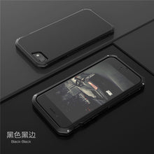 Load image into Gallery viewer, Shockproof Metal case for iPhone xs max case Aluminum frame Hard PC Coque cover for iphone 5 5s 6 6s 7 8 plus x Xr Xs Max fundas