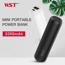 Load image into Gallery viewer, WST 3350mAh Mini Power Bank with USB Port For iPhone Samsung Xiaomi External Battery Portable Phone Charger Fast Charging