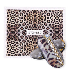 Load image into Gallery viewer, Full Beauty 1x Skull Bone Nail Sticker Water Self Adhesive Nail Art Tattoo Big Eye Horror Decals for DIY Decor Wrap CHSTZ731-734