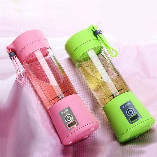 400ml Portable Juice Blender USB Juicer Cup Multi-function Fruit Mixer Six Blade Mixing Machine Smoothies Baby Food dropshipping