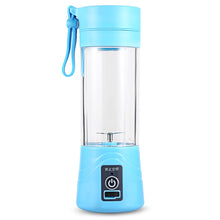 Load image into Gallery viewer, 400ml Portable Juice Blender USB Juicer Cup Multi-function Fruit Mixer Six Blade Mixing Machine Smoothies Baby Food dropshipping