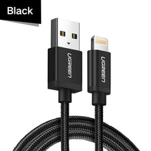 Load image into Gallery viewer, Ugreen MFi USB Cable for iPhone Xs Max 7 Plus 2.4A Fast Charging Lightning Cable for iPhone 6 USB Data Cable Phone Charger Cable