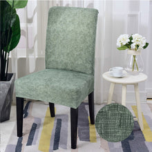 Load image into Gallery viewer, Stripped Cross Pattern Chair Covers Spandex Dining Room Stretch Seat Cover Chair Protective Case for Restaurant basen ogrodowy