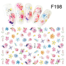 Load image into Gallery viewer, 1 Sheet Gold Silver 3D Nail Sticker Striping Tape Lines Design Multi-size Strip Tape Adhesive DIY Foil Manicure Nail Art Decals