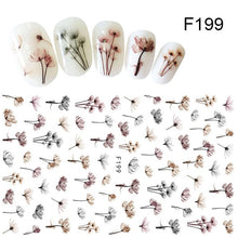 Load image into Gallery viewer, 1 Sheet Gold Silver 3D Nail Sticker Striping Tape Lines Design Multi-size Strip Tape Adhesive DIY Foil Manicure Nail Art Decals