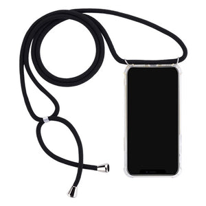 Transparent TPU Cell Phone Case With Lanyard Necklace Shoulder Neck Strap Rope Cord for Huawei P30 Pro Lite for P20 Pro Lite