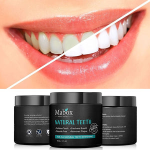 MABOXTeeth Whitening Oral Care Charcoal Powder Natural Activated Charcoal Teeth Whitener Powder Oral Hygiene clean Remove breath