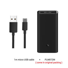 Load image into Gallery viewer, 2019 NEW Xiaomi Power Bank 3 20000mAh Mi Powerbank USB-C 45W Portable Charger Dual USB Powerbank for Laptop Smartphone PLM07ZM