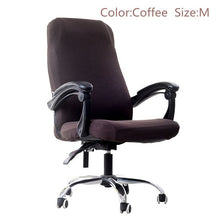 Load image into Gallery viewer, S/M/L Sizes Office Stretch Spandex Chair Covers Anti-dirty Computer Seat Chair Cover Removable Slipcovers For Office Seat Chairs